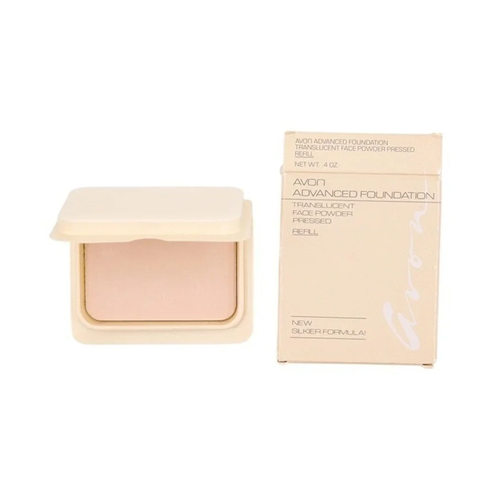 Avon - Advanced Foundation Translucent Face Powder Pressed Refill‎ - Light - NOS